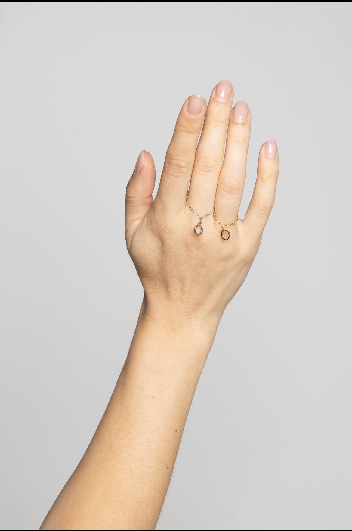 Letter chain ring