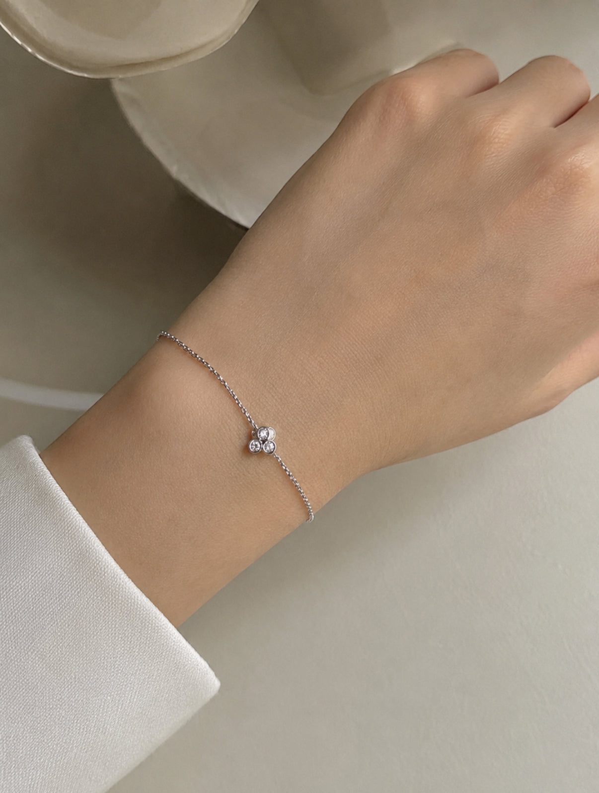 Diamond Clover Bracelet