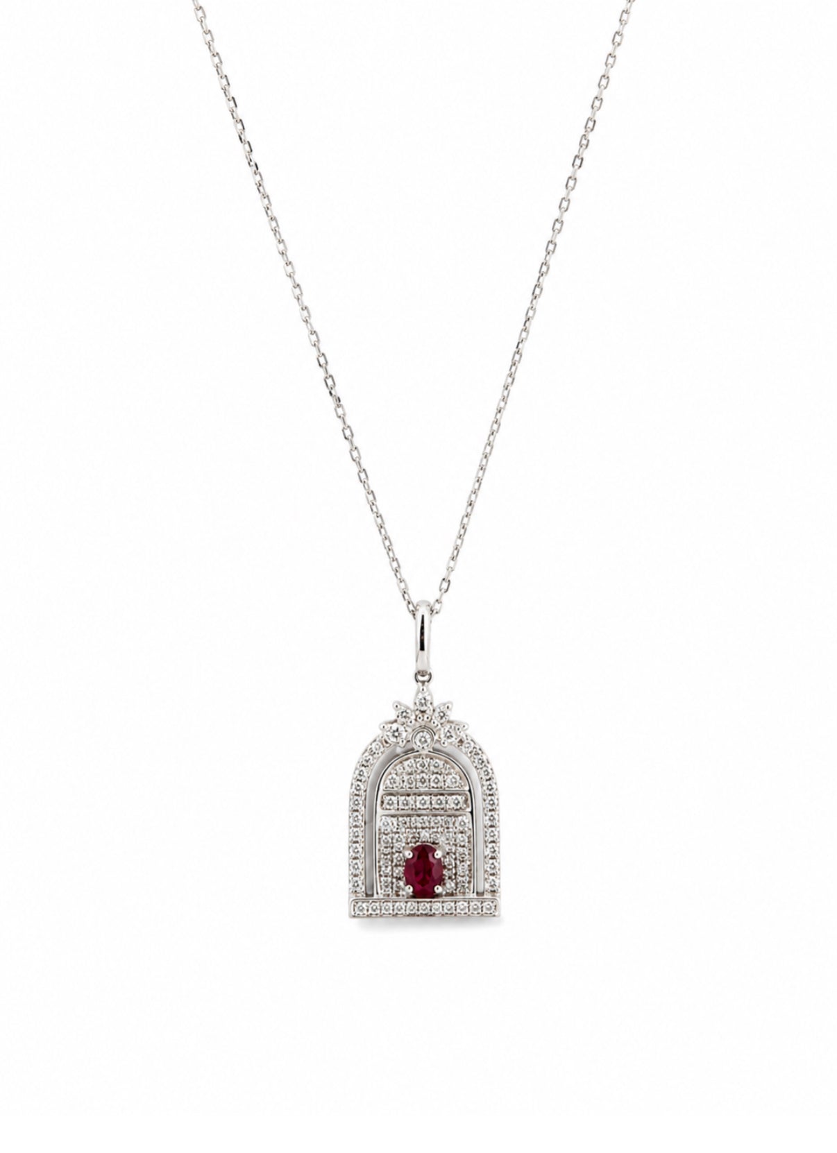 Ruby Arch Necklace